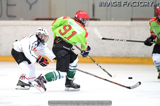 2018-04-27 Torneo Aosta 1844 Hockey Milano Rossoblu U15-Valpellice